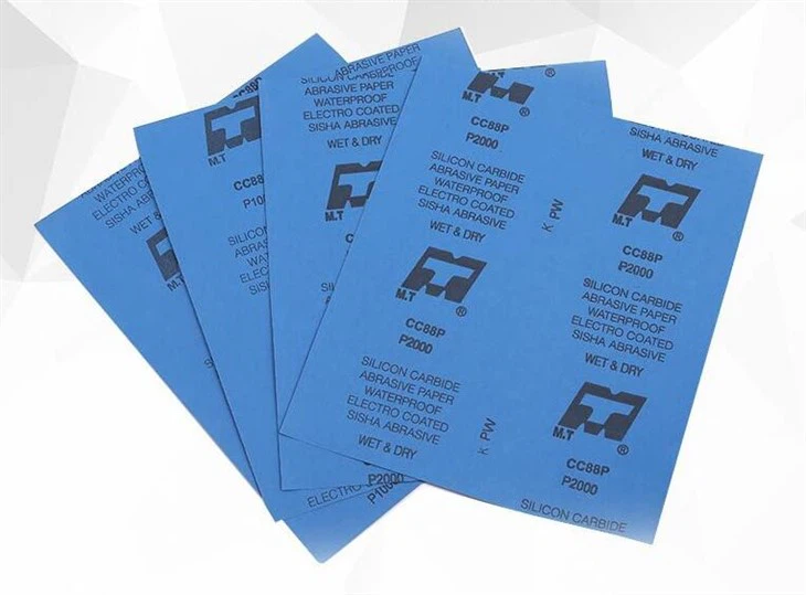 wet and dry abrasive sanding paper