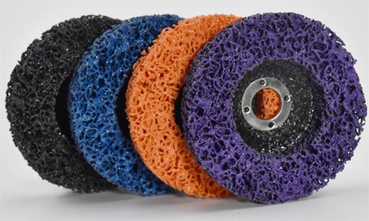 Paint stripping wheel